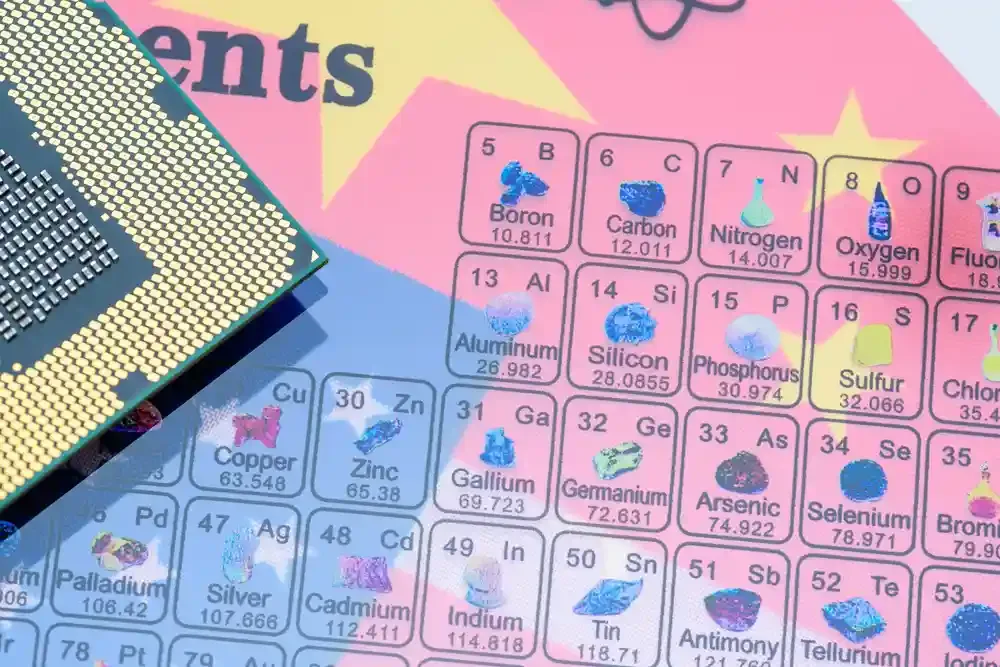 China rare earth materials for chip production
