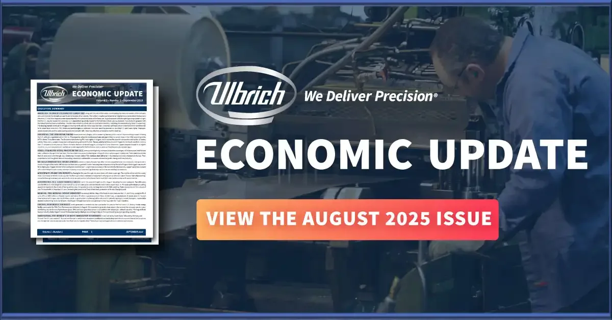 View the August 2025 Ulbrich Economic Update