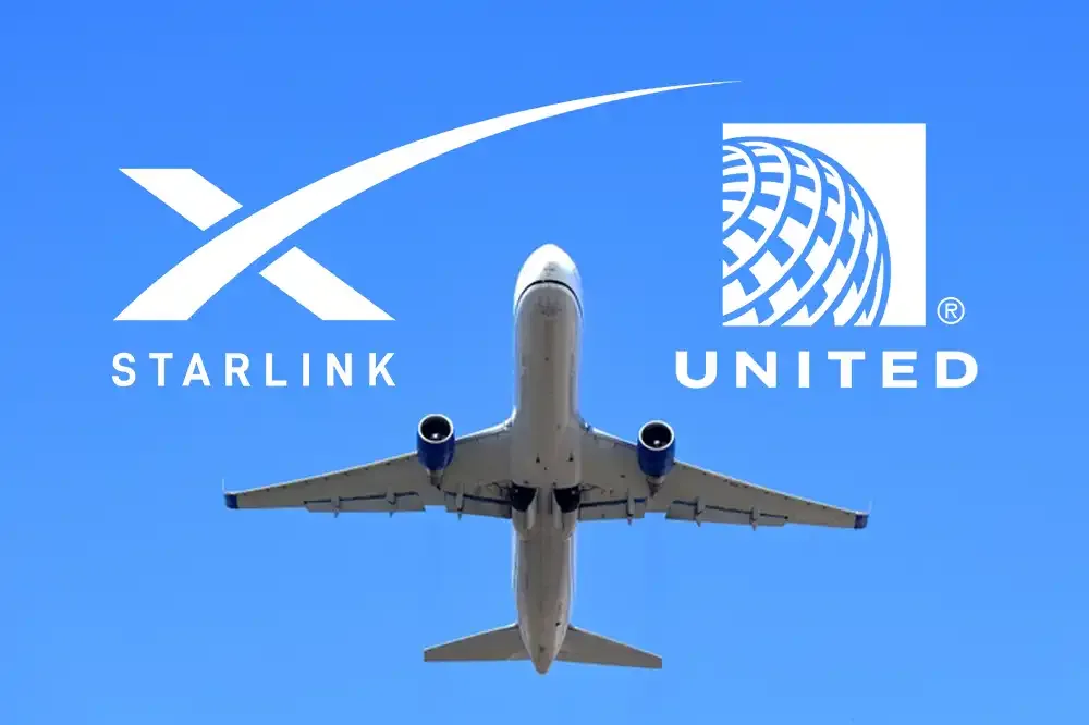 united airlines starlink wifi