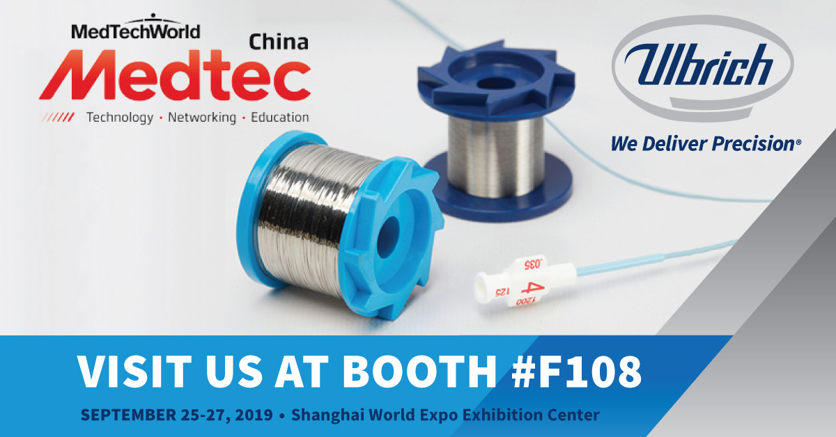 Medtec China Ulbrich Booth F108 social